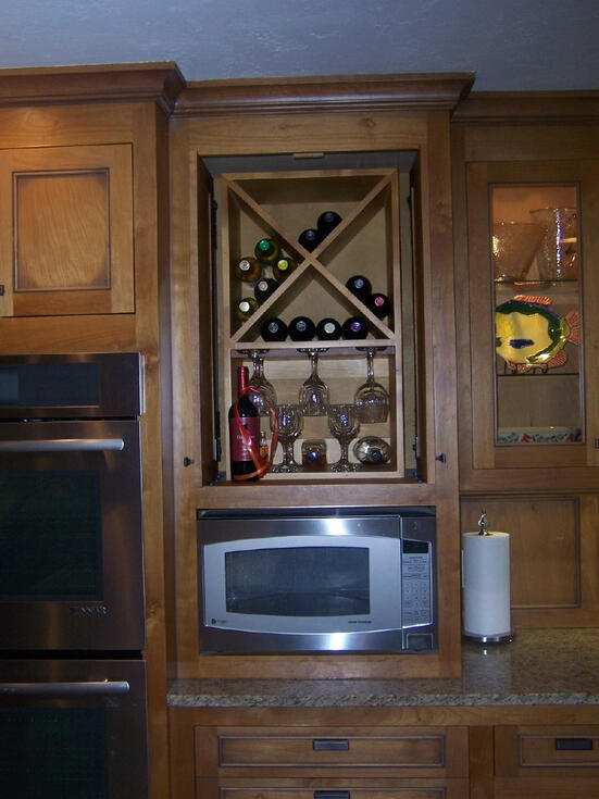 Kitchen Cabinets, Wine Rack
